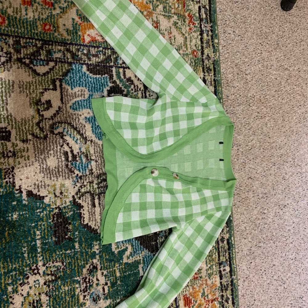 Cute green cardigan